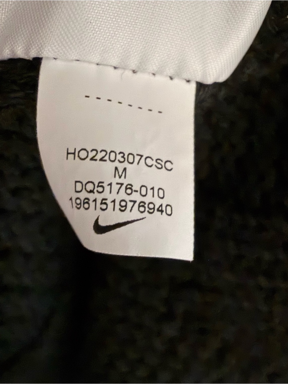 Nike Life Cable Knit Sweater Black M DQ5176-010 - Picture 7 of 7